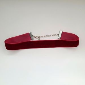 Velvet Maroon choker